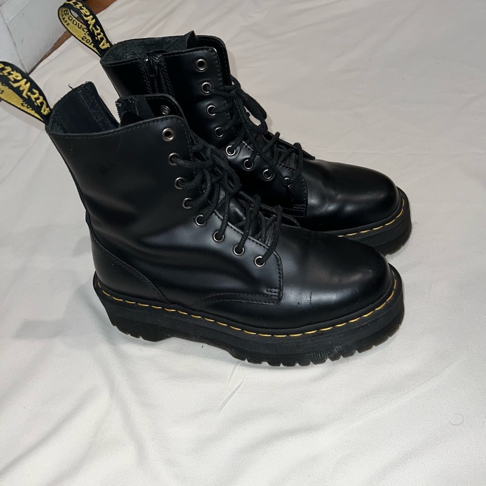 Dr. Martens Black Leather Boots